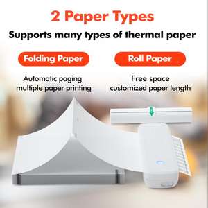 <span class=keywords><strong>Imprimante</strong></span> thermique LUCK JINGLE 304 DPI pour téléphone et <span class=keywords><strong>ordinateur</strong></span>, format A4, portable, en stock, garantie 1 an - Product Image 3