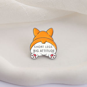 Broche de Perro Corgi con Patas Cortas y Gran Personalidad, Pin de Esmalte, Broche de Animal de Dibujos Animados, Insignia para Mochila, Solapa, Joyerí<span class=keywords><strong>a</strong></span>, Regalos - Product Image 3