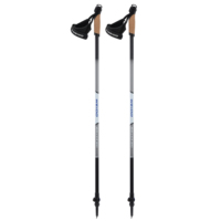 WEIDO Bâton de ski alpin à roulettes réglable en carbone 80%, pliable et personnalisé, bâton de ski télescopique à 2 sections pour raquette à neige Snowboard OEM