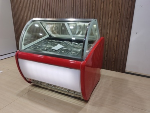 Vitrine Réfrigérée Commerciale pour Crèmes Glacées, Design Courbe, Réfrigérateur Basse Température, Congélateur - Product Image 6