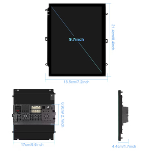 วิทยุติดรถยนต์ Podofo ขนาด 9.7 นิ้ว 6+128GB ระบบ Android รองรับ Wireless CarPlay และ Android Auto พร้อม BT/WiFi/GPS/FM/RDS/พอร์ต USB คู่ หน้าจอแนวตั้ง - Product Image 5