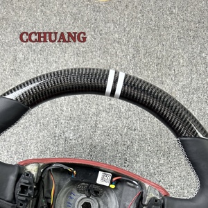 Volant en fibre de carbone personnalisé pour Aston Martin DB9/RAPIDE /<span class=keywords><strong>VANTAGE</strong></span> volant en fibre de carbone de style sportif de haute qualité - Product Image 4