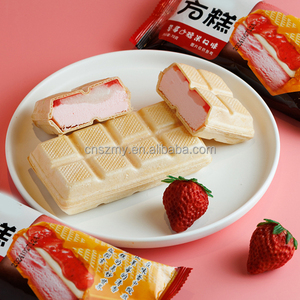 Gâteau carré crème glacée 70g gaufrette sandwich haricot rouge riz gluant crème glacée fraise gâteau de glace - Product Image 5