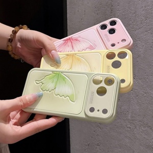 เคสโทรศัพท์มือถือลายผีเสื้อ 3 มิติ ดีไซน์เนอร์แฟชั่นสำหรับเด็กผู้หญิง ขายส่ง สำหรับ iPhone 18 17 pro max 16 11 ป้องกันการกระแทก ป้องกันกล้อง - Product Image 2