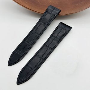Bracelet de montre en cuir léger 21 mm pour homme, marron, noir, bleu, vert, orange, avec boucle ardillon, pour montres automatiques et à <span class=keywords><strong>quartz</strong></span> de marques de luxe - Product Image 6