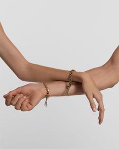 Pulsera de cadena de acero inoxidable ajustable Vikingo, oso con seda Baguette, diseño de Baby Khan para alergias - Product Image 4