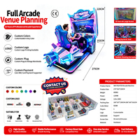 Station de simulation de combat aérien en métal et acrylique, machine de jeu vidéo HD 55 pouces à monnayeur pour enfants, pour salles d'arcade, vente en gros