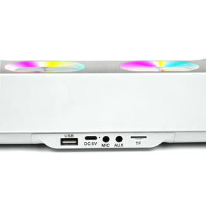 Haut-parleur BT RGB Glowing Long Strip Universal Heavy-Bass Sound pour les jeux <span class=keywords><strong>sur</strong></span> les ordinateurs <span class=keywords><strong>de</strong></span> bureau et portables - Product Image 5