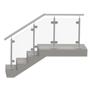 304 201 316 Tùy Chỉnh Chất Lượng Cao Thép Không Gỉ Bài Kính Lan Can Cho Boong Tàu Marine Rail - Product Image 1