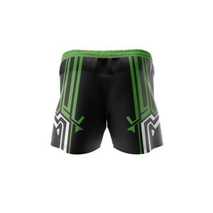 Shorts pour hommes personnalisés OEM, imprimés par sublimation, style streetwear, respirants, grande taille, polyester, séchage rapide, fermeture à cordon, personnalisables - Product Image 2