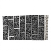 Panneau sandwich en polyuréthane, panneau de cloison sèche, panneau mural en briques PU, panneau mural décoratif pour maison préfabriquée, isolation extérieure 16 mm