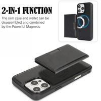 Offre Spéciale Étui Magnétique 2-en-1 Dekker C1 avec Portefeuille à Rabat pour Cartes pour iPhone 17 16 Pro Max Samsung Google Coque de Protection