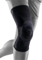 Genouillère de compression intégrale personnalisée avec logo OEM, stabilisateur latéral, support en polyester et coton, protection complète pour