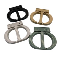 Vente directe usine - Serrures à double D - Accessoires métalliques en alliage de zinc de haute qualité pour sacs, sacs à main, chaussures et bottes