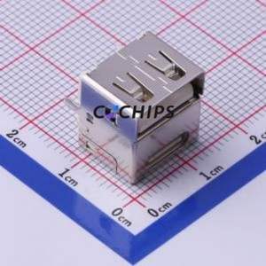 MU-221 USB Connector Through hole Component (THT) Connector Type-A/ Type-C USB 2.0 Female Through Hole - Product Image 1