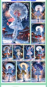 Kartu Koleksi Anime Dewi Akrilik A5 Qingren <span class=keywords><strong>Card</strong></span> Society Luoxiangzhan First Shot, Kartu Hadiah untuk Perempuan - Product Image 6