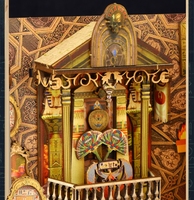Nouveau haute qualité 3d en bois Puzzle serre-livres ancienne ville égyptienne Miniature maison livre Nook bricolage librairie étagère Insert