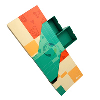 Emballage de boîte en papier pour horloge murale recyclable petite boîte en papier à dessus ouvert boîtes en papier de luxe en gros emballage