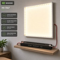 Alimentation linéaire LED sans ventilateur 72W 12V 24V en profilé aluminium HX-72LF pour éclairage encastré à bande