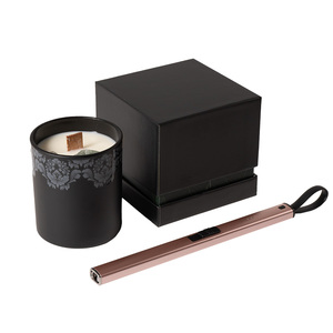 Großhandel Umweltfreundliche Sojawachskerzen Kundenspezifisches Eigenmarken Luxus Holzdock Docht Duftkerzen - Product Image 3
