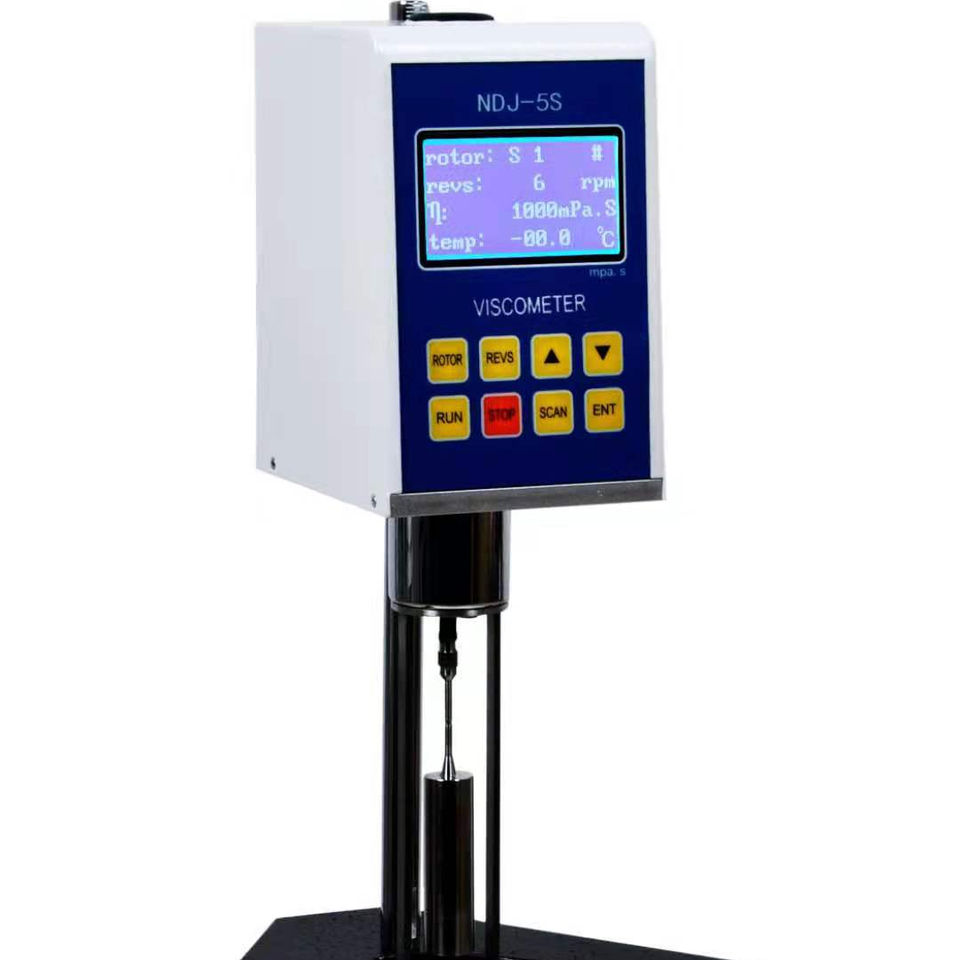 NDJ-8S Laboratory Digital Rotational Viscometer - 1 Year Warranty