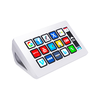 Controlador MiraBox HSV293S Stream Dock Studio, 15 Teclas Macro con Monitor Lateral, Activa Acciones en Aplicaciones y Software