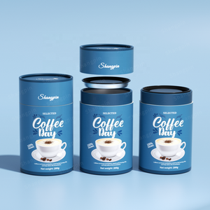 Tùy Chỉnh Tái Chế Cấp Thực Phẩm Ống Các Tông Xi Lanh Hộp Cho Cao Cấp Cà Phê Trà Giấy Ống Bao Bì Và Matcha Cookie Kẹo Có Thể - Product Image 4