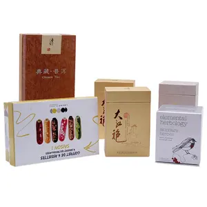 定制中国供应商可使用CMYK印刷牛皮纸邮箱包装茶袋包装