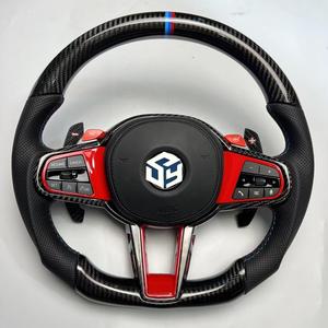 Volante Personalizado para BMW G20 G28 G30 G38 G80 G82 M3 320i 330i <span class=keywords><strong>330e</strong></span> 340i 540i, Volante Deportivo de Fibra de Carbono Forjado con LED - Product Image 6