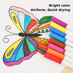 12/24/36/48 colores boceto dibujo doble punta acuarela doble pincel rotuladores de arte para pintar dibujo - Product Image 2