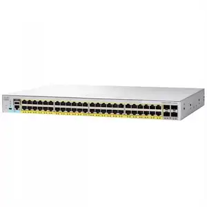 Neue Gigabit Ethernet PoE + 4x10G SFP-Netzwerk-Switch-WS-C2960L-48PQ-LL der Serie 2960L mit 48 Ports