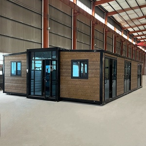บ้านสำเร็จรูป EU Prefab Cabin ขนาด 40 ฟุต พร้อม 3 ห้องนอน บ้านคอนเทนเนอร์แบบขยายได้สำหรับใช้ในบ้าน - Product Image 1