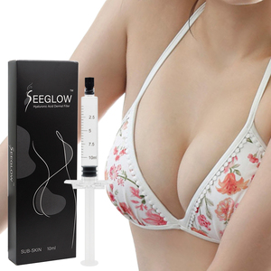 सेग्लो 10 मिलीलीटर क्रॉस लिंक्ड हाइलूरोनिक एसिड (Hyaluronic mg/ml) जेल स्तन और शरीर में वृद्धि के लिए स्तन डर्मल इंजेक्शन - Product Image 6