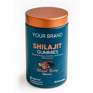 Premium Shilajit Gummies 60 Count Soft <b>Chewy</b> Resin Extract Gummies Packaged for Easy Handling and Portable Enjoyment - Product Image 2