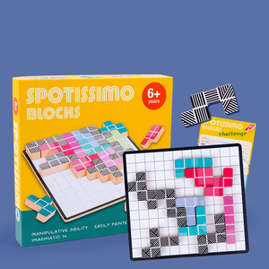 Khối Gỗ Kết Nối Vui Nhộn Trò Chơi Tư Duy Logic Chiến Đấu Lớn Thử Thách Spotissimo - Product Image 2