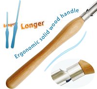 Tournage ciseau broche bol Gouge outils de tournage sur bois accessoires de tour HSS bois industriel travail du bois outils à main 2 pièces RZ 6.5"