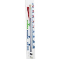 Wholesale Customized Wall Hanging Plastic Refrigerator Thermometer High Accuracy Indoor Hook Type for Cold Storage Freezer OEM
