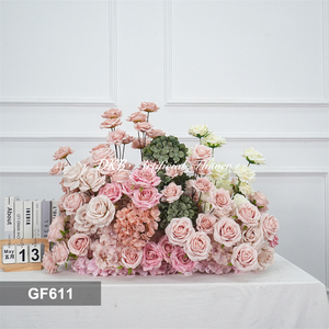 Flores Artificiales DKB al por Mayor, Camino de Mesa con Flores Artificiales para Boda, Arreglo Floral para Fondo de Eventos y Decoración de Fiestas - Product Image 2