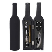 Ouvre-bouteille de vin multifonctionnel créatif de haute qualité en plastique et acier inoxydable, ensemble de cinq pièces FEI TSWEI