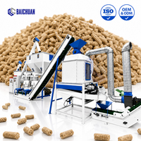 Ligne de production d'aliments en granulés pour volailles et bétail, machine à granulés d'aliments pour animaux, projet clé en main