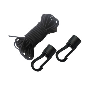 Corde élastique en nylon de 5 mm et 7 m avec doubles crochets pour le camping en plein air, la navigation de plaisance, utilisation universelle - Product Image 5