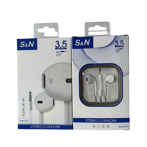 หูฟังสเตอริโอ S&N แบบเสียบ 3.5 มม. พร้อมไมโครโฟนสำหรับโทรศัพท์มือถือ - Product Image 2