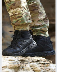 Stivali tattici da <span class=keywords><strong>uomo</strong></span> per gli sport invernali impermeabili Combatt arrampicata da trekking invernali scarpe da esterno con soletta in gomma a punta tonda - Product Image 2