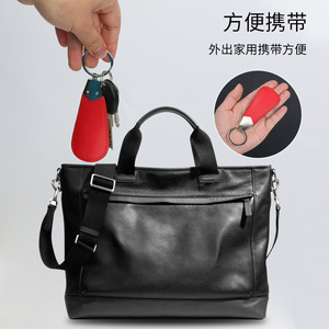 Yinote Leather Short Shoehorn Red Metal Keychain Portable Men Shoe <b>Puller</b> - Product Image 4