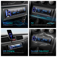 Reproductor MP3 para Auto Podofo de 4.2'' 1 Din, Estéreo para Auto, Radio para Auto con Pantalla LCD, BT, EQ, FM/AM/RDS, USB/AUX, Precio de Fábrica al por Mayor OEM/ODM