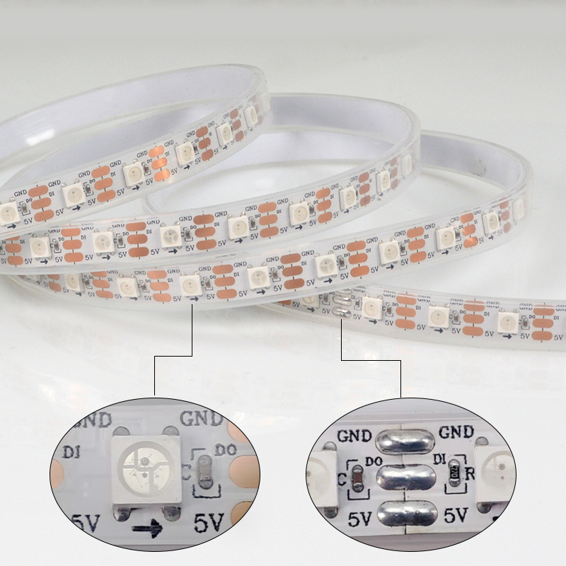 WS2812b 5v dream color led strip 2 Years Warranty rgb SK6812 rgbic addressable ws2812b led strip