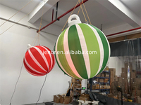 Ballons gonflables de Noël en gros de l'usine Jenor, décoration de fête, ballons lumineux gonflables