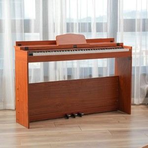 88-Key <b>Weighted</b> Electric Piano Upright Flip-Top Digital Piano Solid Wood Keyboard Home Musical Instrument - Product Image 3