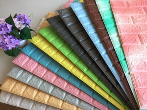 วอลเปเปอร์สติกเกอร์ตกแต่งผนัง,วอลล์เปเปอร์3d สีนู้ดกันน้ำ - Product Image 2