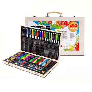Kit de <span class=keywords><strong>dessin</strong></span> <span class=keywords><strong>pour</strong></span> enfants, stylo de couleur à l'eau, outil de peinture Pastel à l'huile, fournitures de papeterie artistique, haut de gamme, - Product Image 1